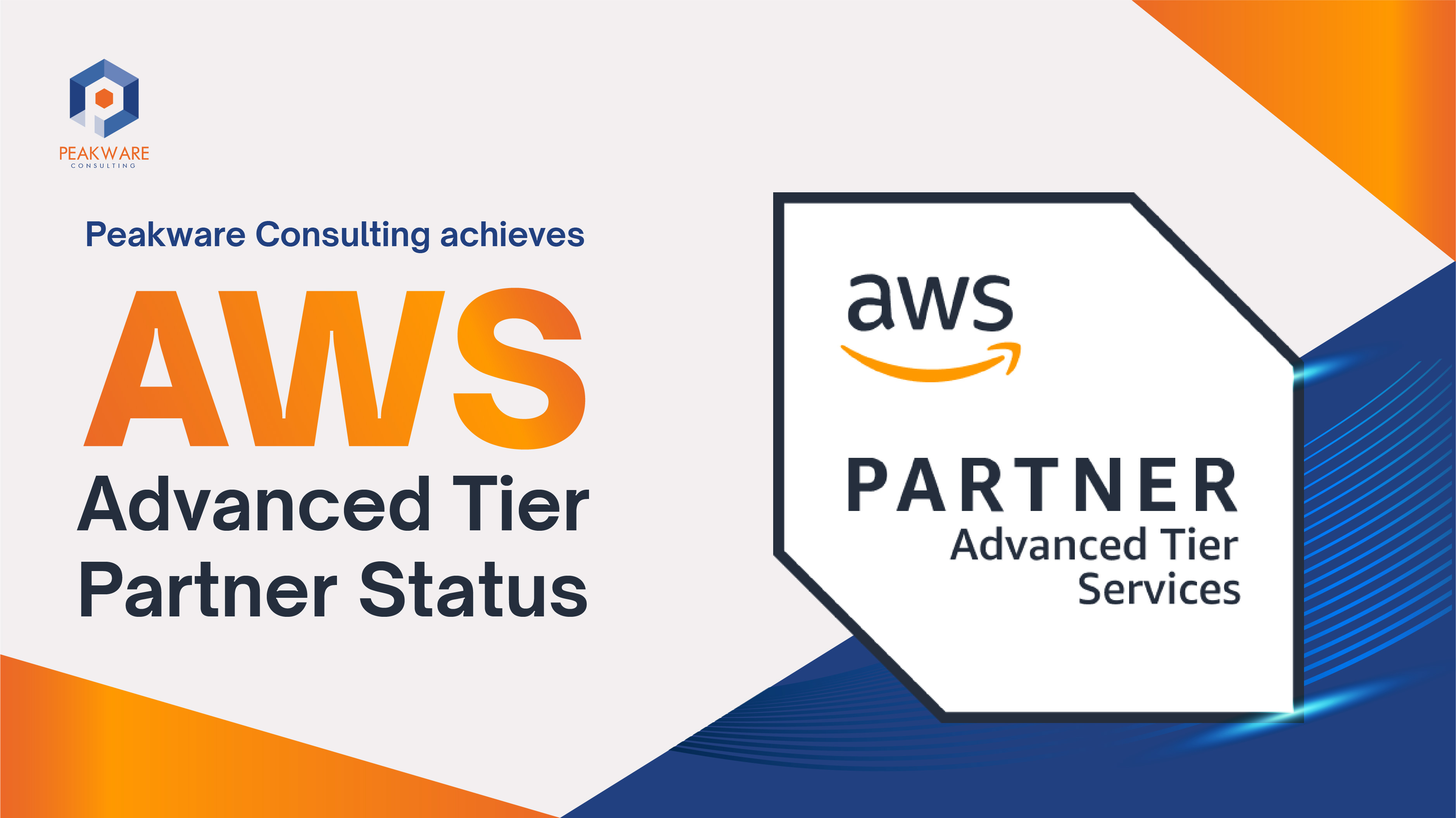 Peakware Consulting Achieves AWS Advanced Tier Partnership